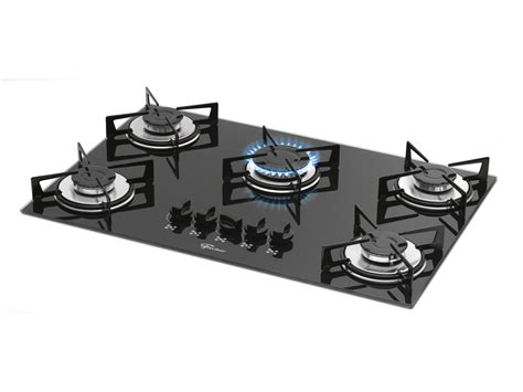 fogao cooktop 5 bocas gas